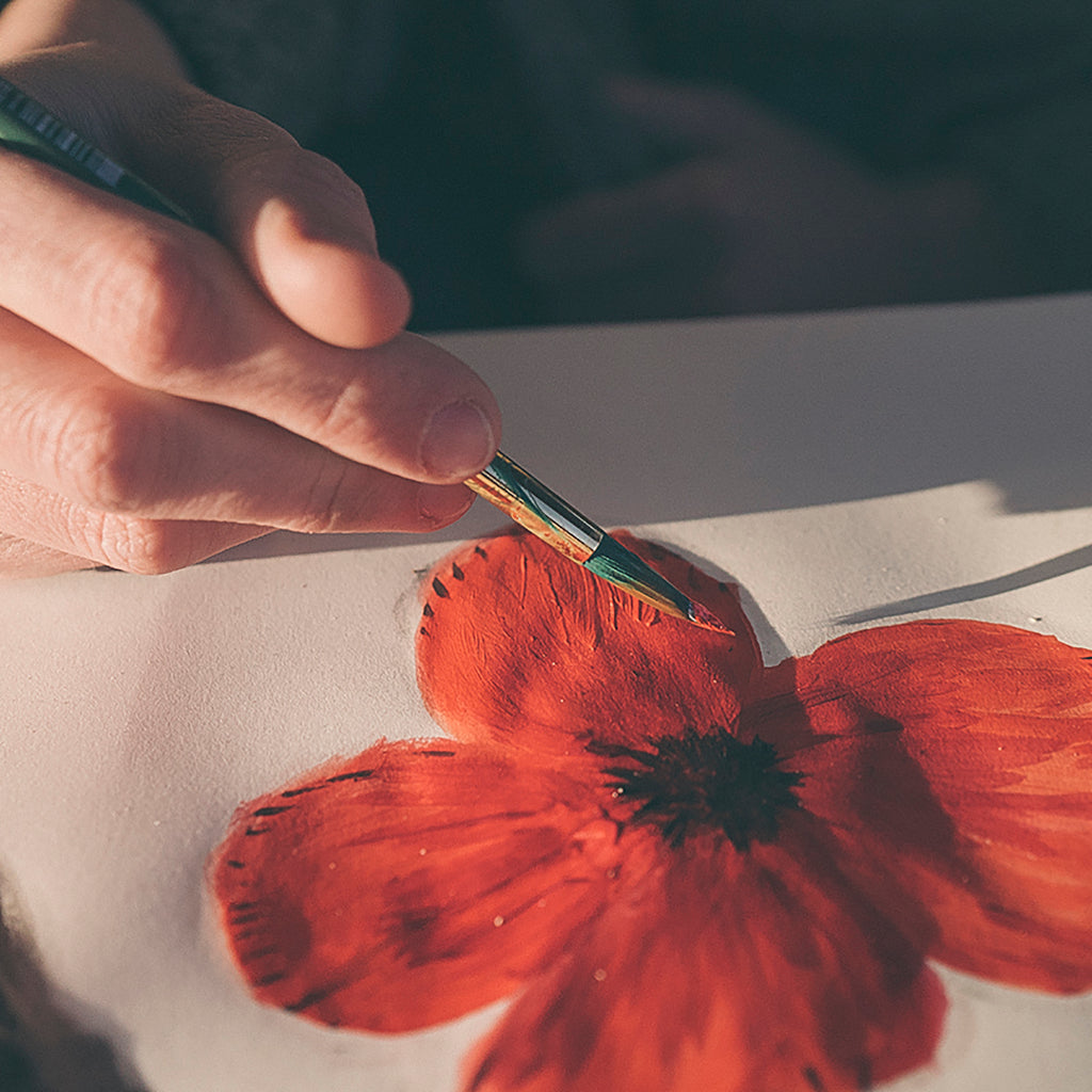 The creation of our Poppy print