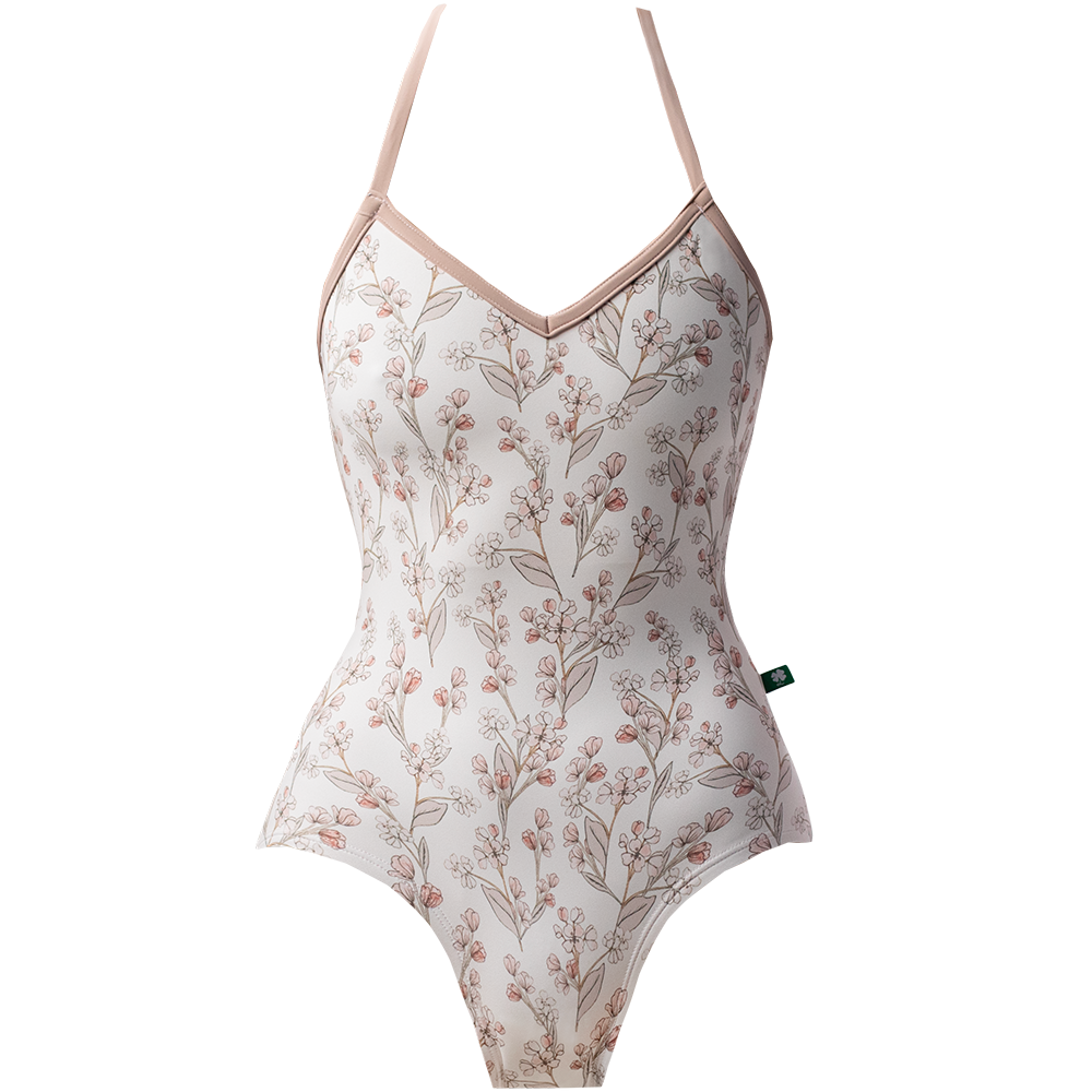 Apple Blossom Floral Ballet Leotard - Mythic | Luckyleo – Luckyleo